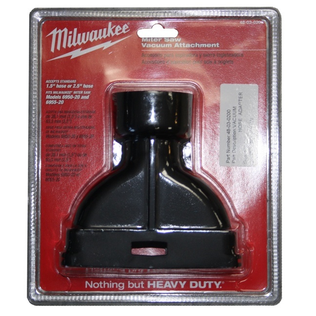 Milwaukee 48030200 Mitre Saw Vacuum Adapter BC Fasteners