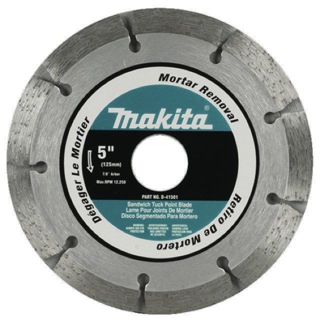 Makita D-41501 5″ X 7 8″ Sandwich Tuck Point Diamond Blade