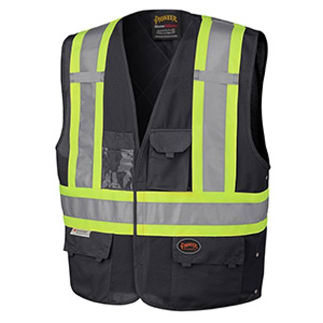 Pioneer 135 HiViz Safety Vest BC Fasteners