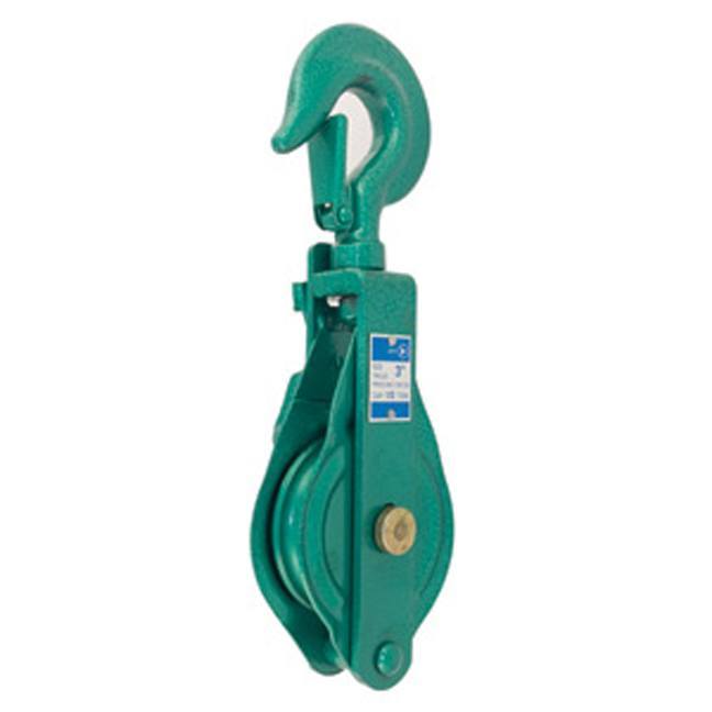 Jet 130103 3" Single Sheave Painted Snatch Block